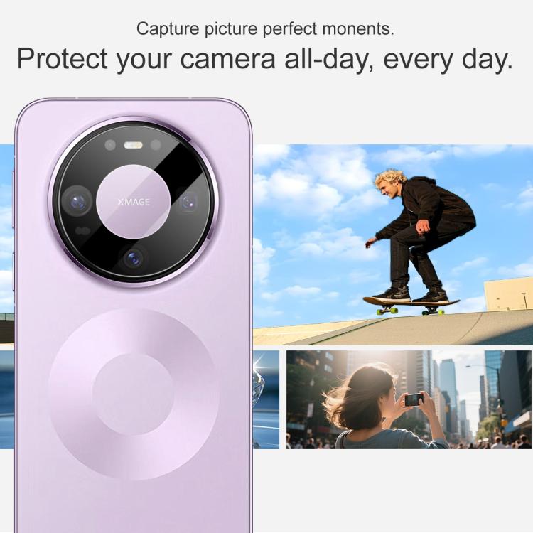 For Huawei Mate 80 / Mate 80 Pro imak Rear Camera Lens Glass Film Black Version