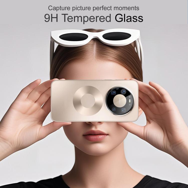 For Huawei Mate 80 Pro Max imak Rear Camera Lens Glass Film Black Version