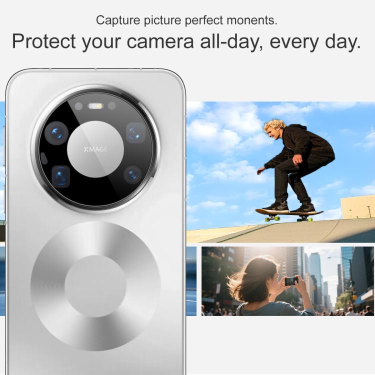For Huawei Mate 80 Pro Max imak Rear Camera Lens Glass Film Black Version