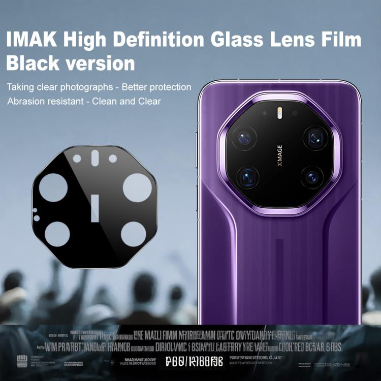 For Huawei Mate 80 RS Ultimate imak Rear Camera Lens Glass Film Black Version