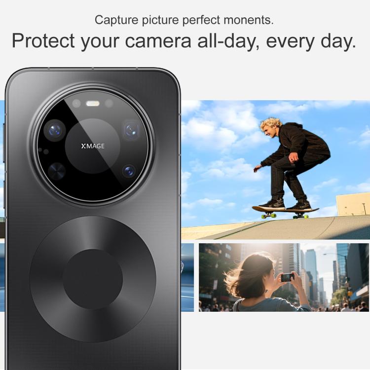 For Huawei Mate 80 Pro Max Wind 5G imak Rear Camera Lens Glass Film Black Version