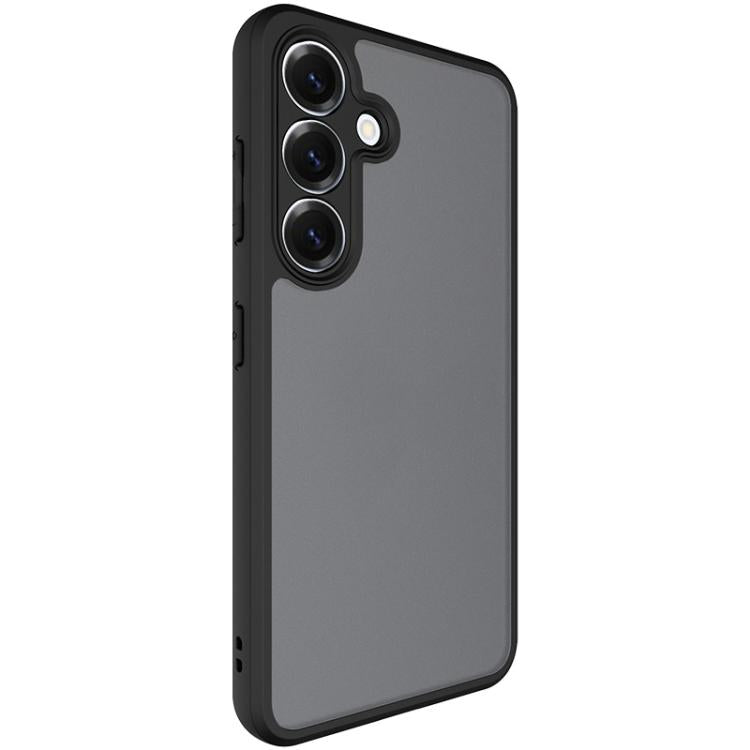For Samsung Galaxy S25 5G imak UX-9B Series Four Corners Tiny Airbag Shockproof Phone Case - Black