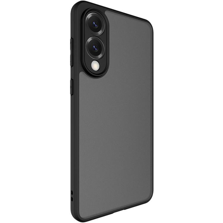 For Samsung Galaxy S25 Edge 5G imak UX-9B Series Four Corners Tiny Airbag Shockproof Phone Case - Black