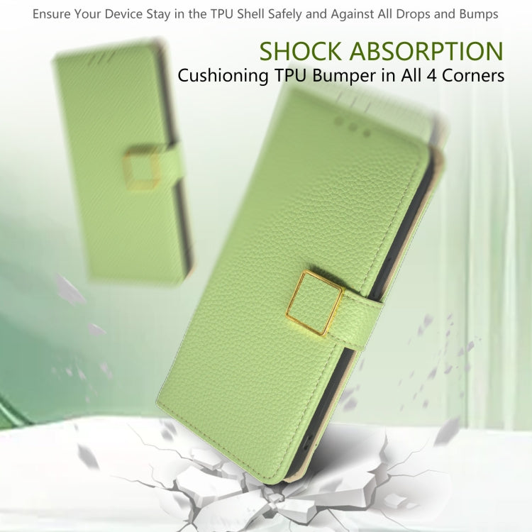 For iPhone 16 Pro Max Crossbody Litchi Texture Square Buckle Leather Phone Case
