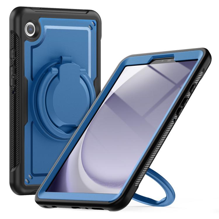 For Samsung Galaxy Tab A11 / A9 Honeycomb Hybrid Tablet Case with Handle Holder & Strap