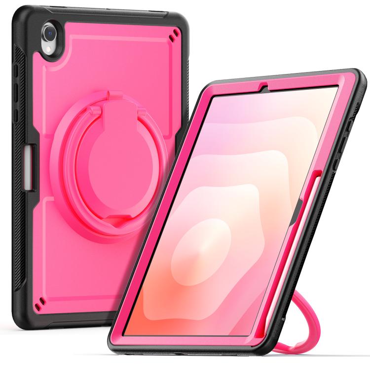 For Samsung Galaxy Tab S10 Lite Honeycomb Hybrid Tablet Case with Handle Holder & Strap
