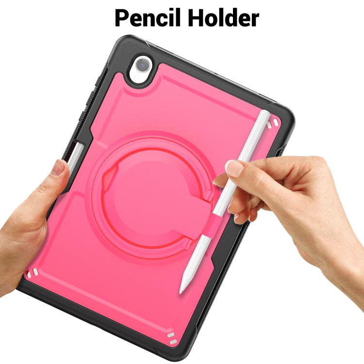 For Samsung Galaxy Tab S10 Lite Honeycomb Hybrid Tablet Case with Handle Holder & Strap