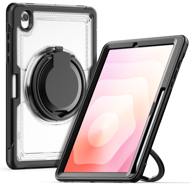 For Samsung Galaxy Tab S10 Lite Honeycomb Hybrid Tablet Case with Handle Holder & Strap