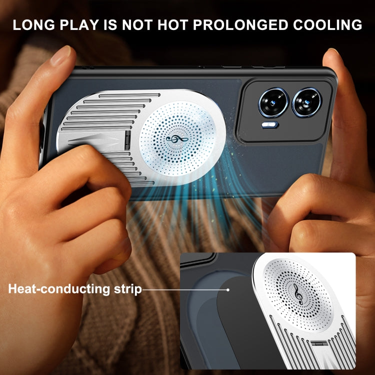 For Motorola Edge 50 Fusion Heat Dissipation Aromatherapy MagSafe Holder Phone Case