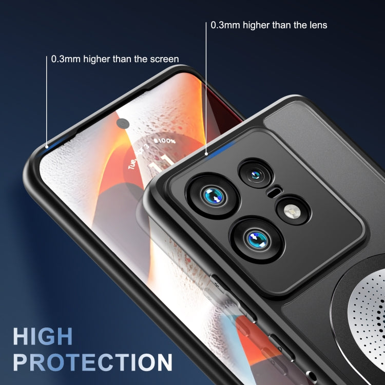 For Motorola Edge 50 Pro Heat Dissipation Aromatherapy MagSafe Holder Phone Case