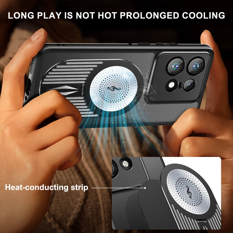 For Motorola Edge 50 Pro Heat Dissipation Aromatherapy MagSafe Holder Phone Case