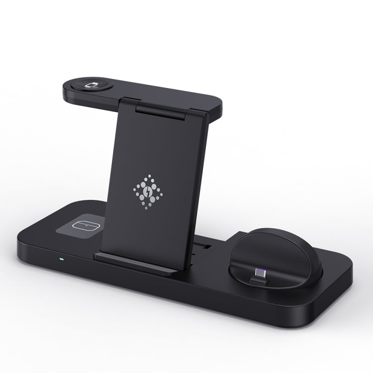 For Huawei Watch B21 6 in 1 Mobile Phone / Earphone Universal Foldable Wireless Charger