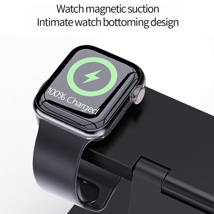 For Huawei Watch B21 6 in 1 Mobile Phone / Earphone Universal Foldable Wireless Charger