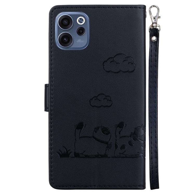 For OPPO Reno15 F 5G Global Cute Cats RFID Leather Phone Case
