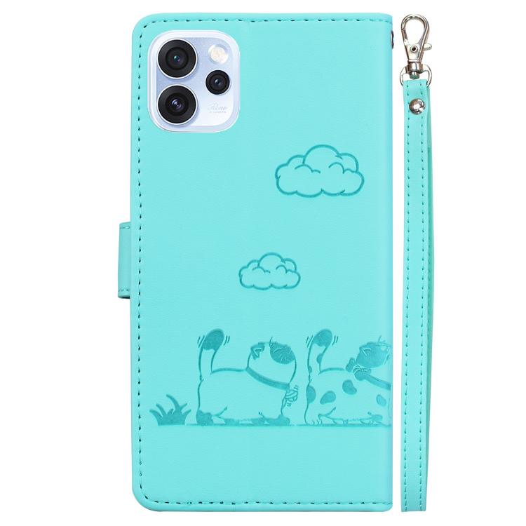 For OPPO Reno15 Pro Max 5G / Reno15 Pro India Cute Cats RFID Leather Phone Case