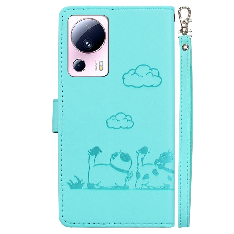For Xiaomi 13 Lite / Civi 2 Cute Cats RFID Leather Phone Case