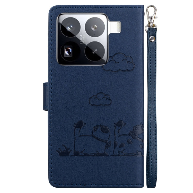 For Xiaomi 15 Pro Cute Cats RFID Leather Phone Case