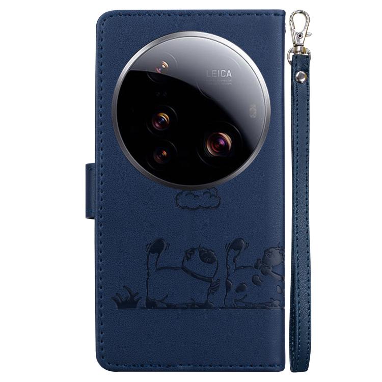 For Xiaomi 15 Ultra Cute Cats RFID Leather Phone Case