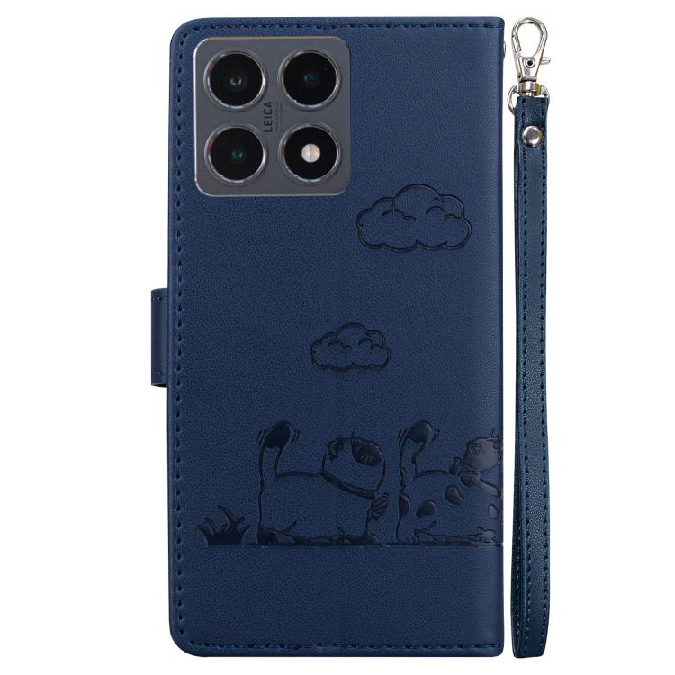 For Xiaomi 15T 5G Cute Cats RFID Leather Phone Case