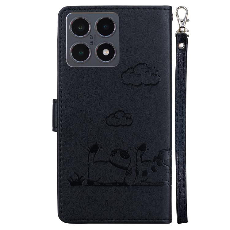 For Xiaomi 15T 5G Cute Cats RFID Leather Phone Case
