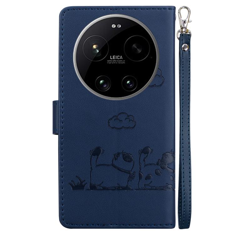 For Xiaomi 17 Ultra Cute Cats RFID Leather Phone Case