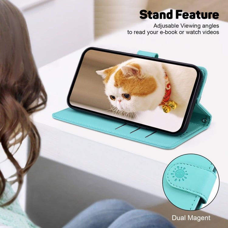 For Redmi Note 14 5G Cute Cats RFID Leather Phone Case