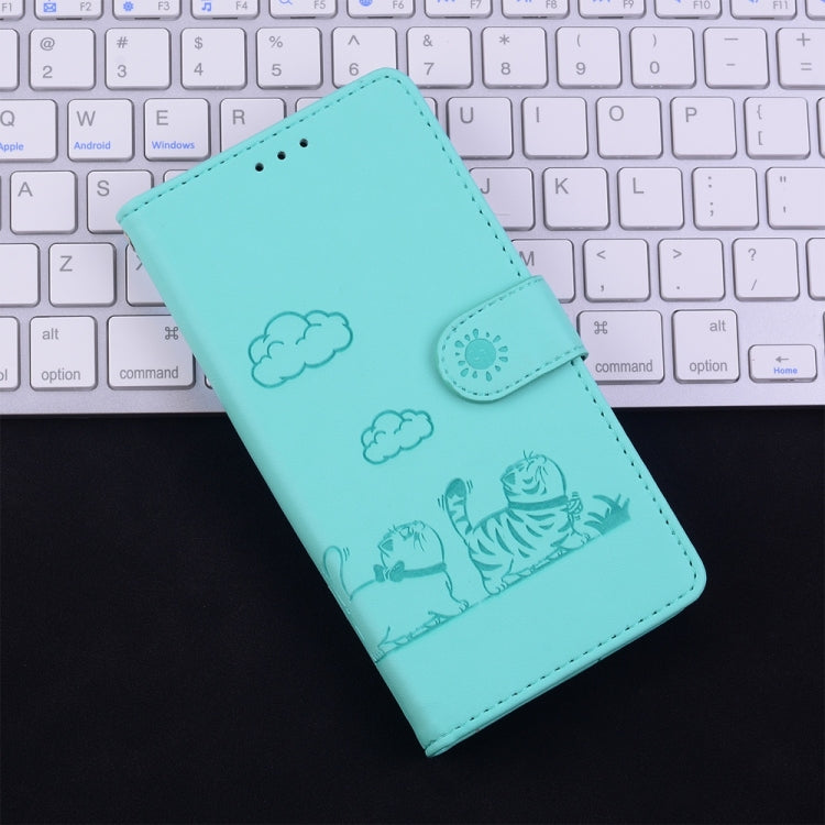 For Redmi Note 14 5G Cute Cats RFID Leather Phone Case