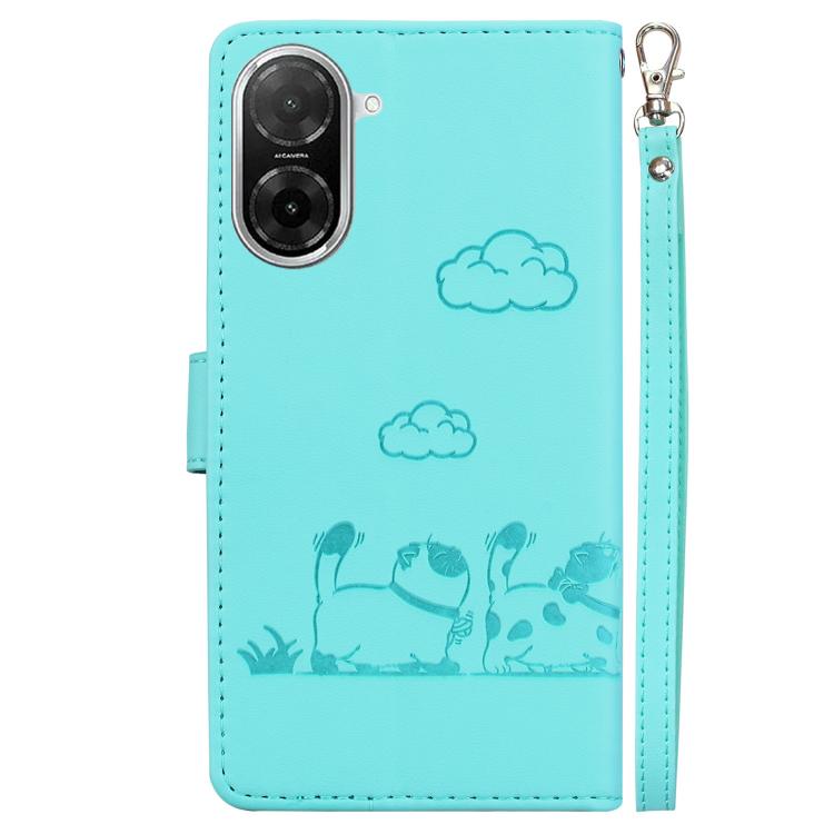 For Redmi A5 4G 173.3mm Cute Cats RFID Leather Phone Case