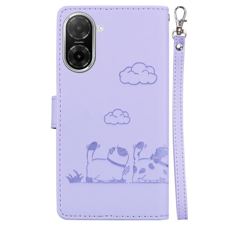 For Redmi A5 4G 173.3mm Cute Cats RFID Leather Phone Case