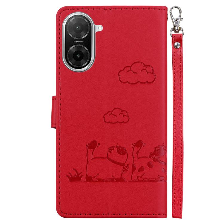 For Redmi A5 4G 173.3mm Cute Cats RFID Leather Phone Case