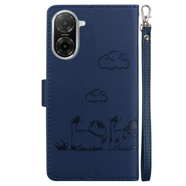 For Redmi A5 4G 173.3mm Cute Cats RFID Leather Phone Case
