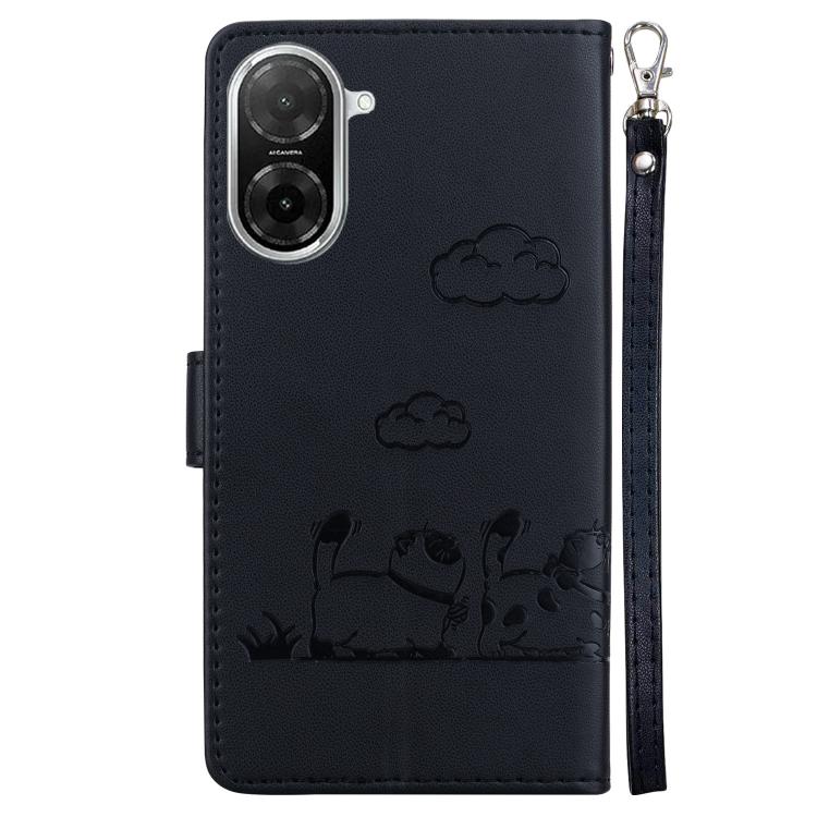 For Redmi A5 4G 173.3mm Cute Cats RFID Leather Phone Case