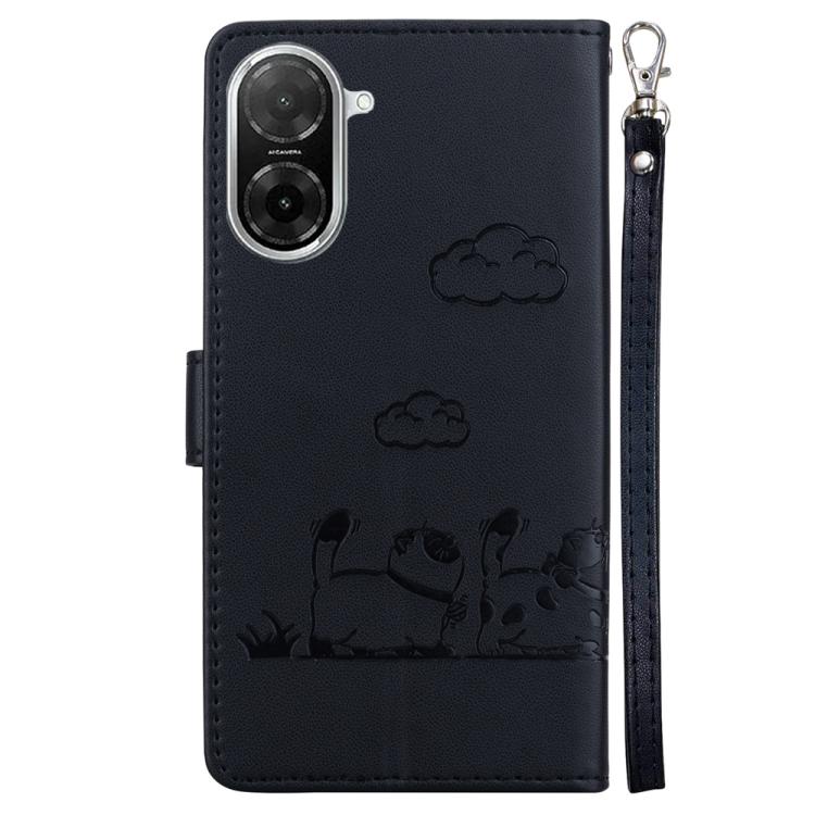 For Redmi A5 4G 171.7mm Cute Cats RFID Leather Phone Case