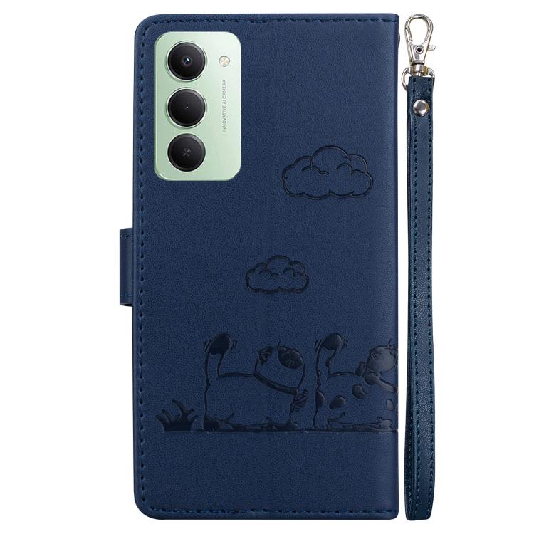 For Redmi 15 5G / 4G EU 171mm Cute Cats RFID Leather Phone Case
