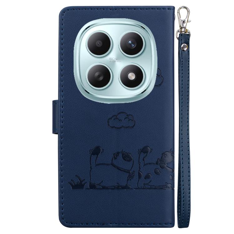 For Redmi Note 15 4G / 5G Global 164mm / Poco M8 5G Cute Cats RFID Leather Phone Case