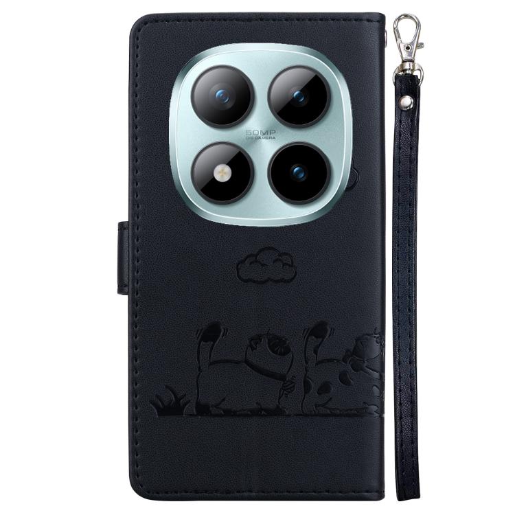 For Redmi Note 15 Pro 5G Global 163.6mm Cute Cats RFID Leather Phone Case