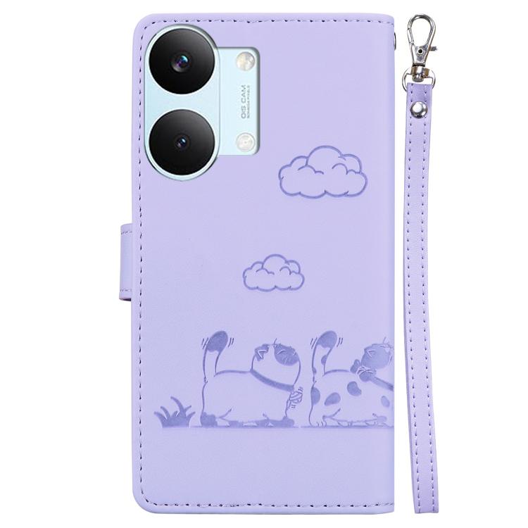 For Redmi Turbo 5 Max 5G / Poco X8 Pro Max 5G Cute Cats RFID Leather Phone Case