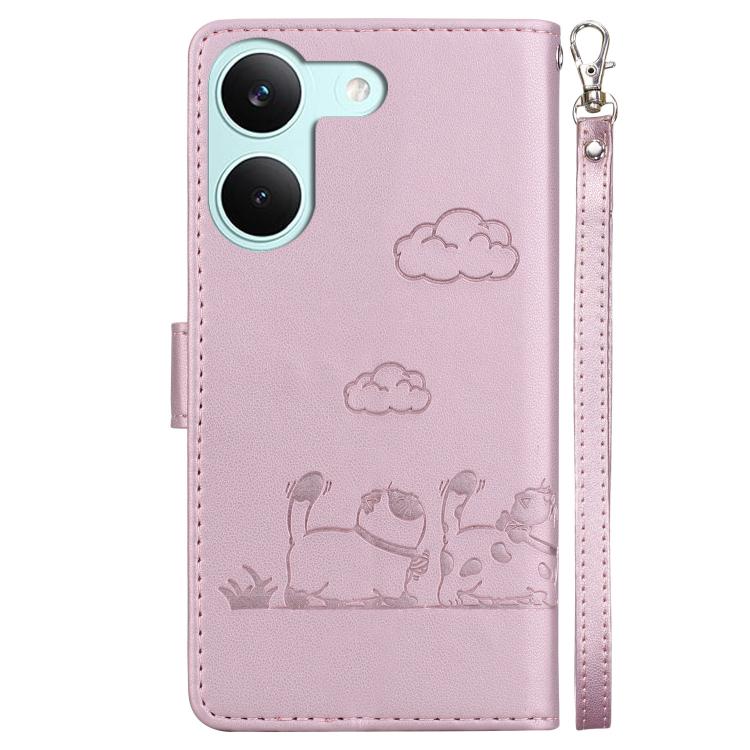 For Redmi Turbo 5 5G / Poco X8 Pro 5G Cute Cats RFID Leather Phone Case
