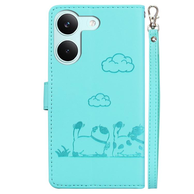 For Redmi Turbo 5 5G / Poco X8 Pro 5G Cute Cats RFID Leather Phone Case