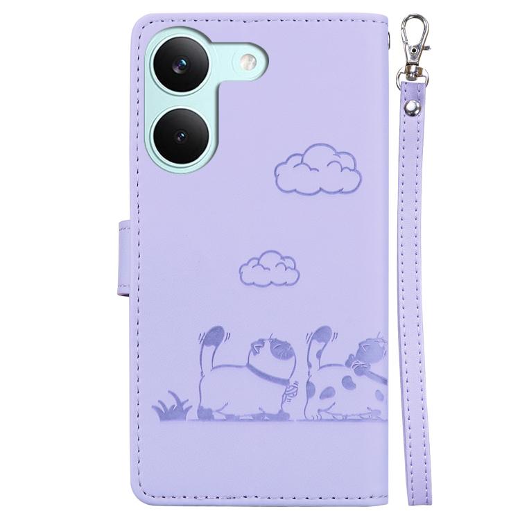 For Redmi Turbo 5 5G / Poco X8 Pro 5G Cute Cats RFID Leather Phone Case