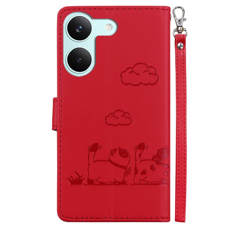For Redmi Turbo 5 5G / Poco X8 Pro 5G Cute Cats RFID Leather Phone Case