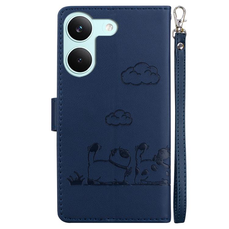 For Redmi Turbo 5 5G / Poco X8 Pro 5G Cute Cats RFID Leather Phone Case