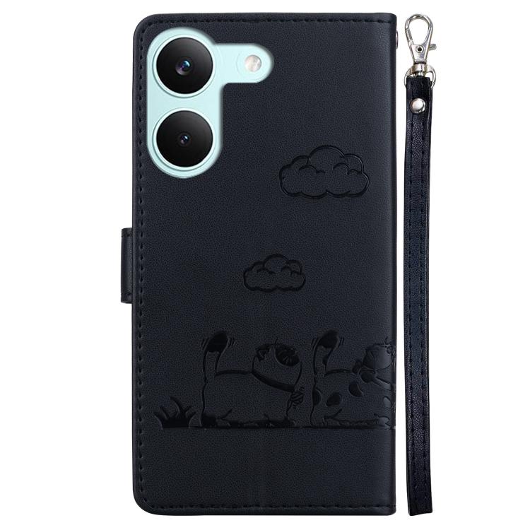 For Redmi Turbo 5 5G / Poco X8 Pro 5G Cute Cats RFID Leather Phone Case