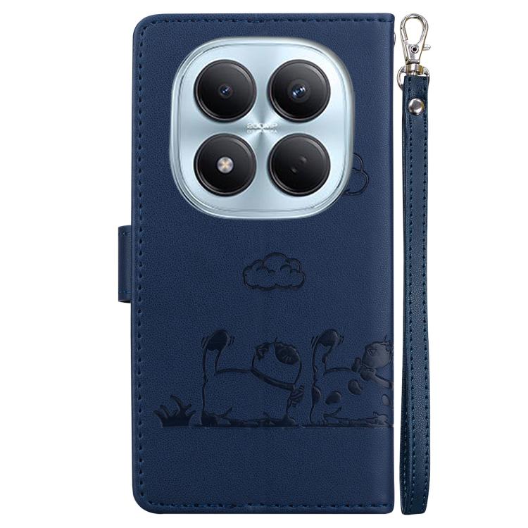 For Redmi Note 15 Pro 4G Global 163.2mm Cute Cats RFID Leather Phone Case