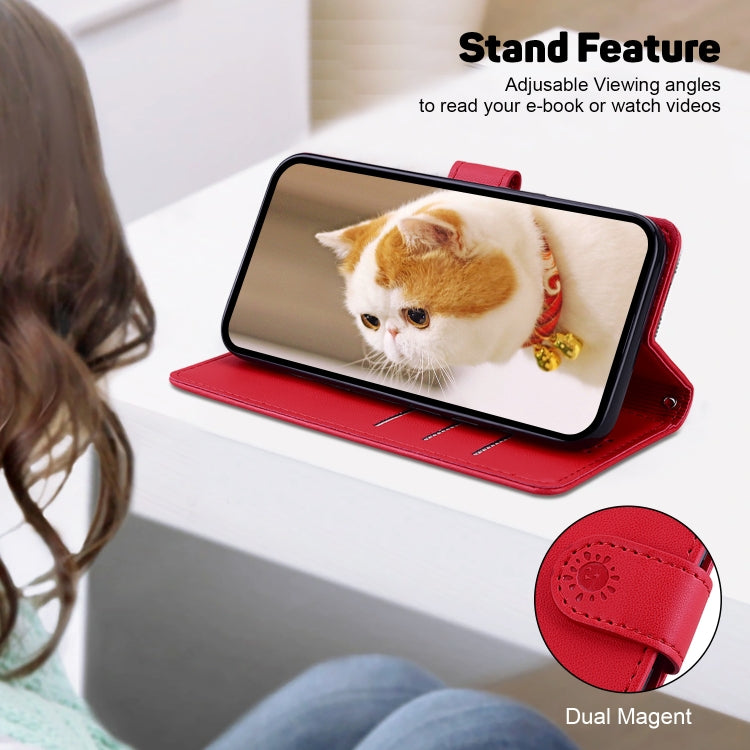 For Realme 12 Pro+ Global Cute Cats RFID Leather Phone Case