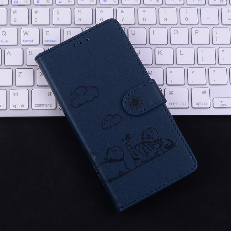 For Realme 14 Pro Cute Cats RFID Leather Phone Case