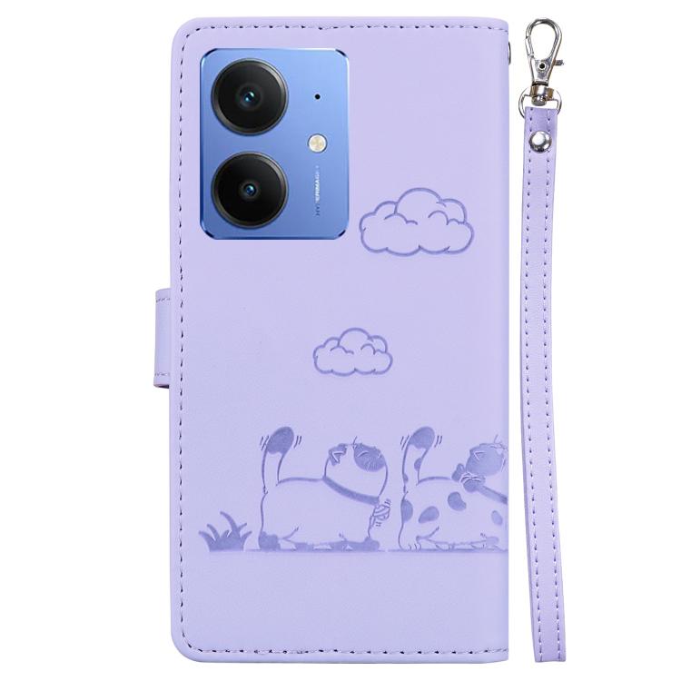 For Realme Neo7 SE Cute Cats RFID Leather Phone Case