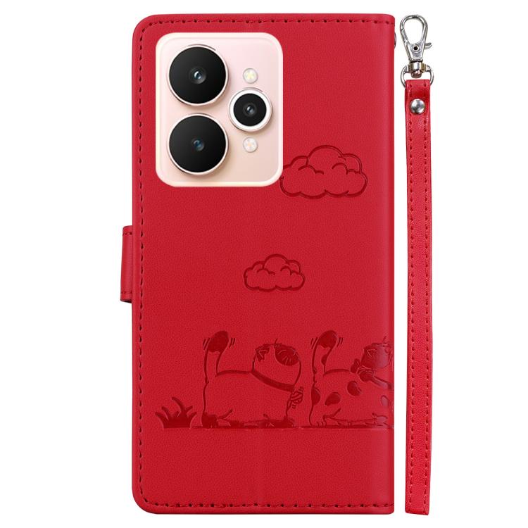 For Realme 15 5G / Realme 15 Pro 5G Cute Cats RFID Leather Phone Case