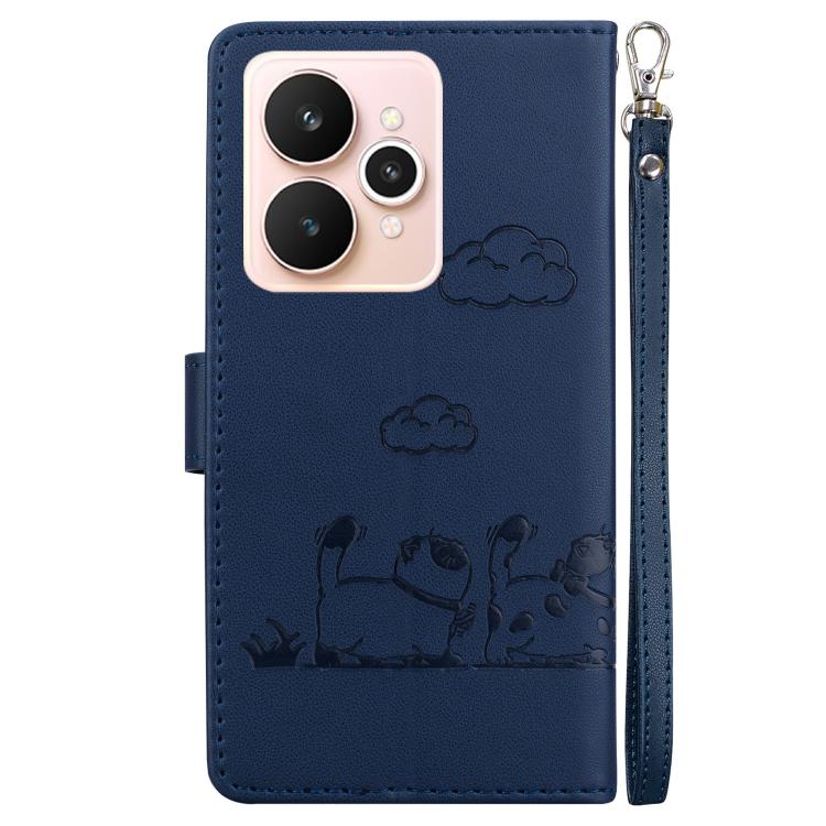 For Realme 15 5G / Realme 15 Pro 5G Cute Cats RFID Leather Phone Case