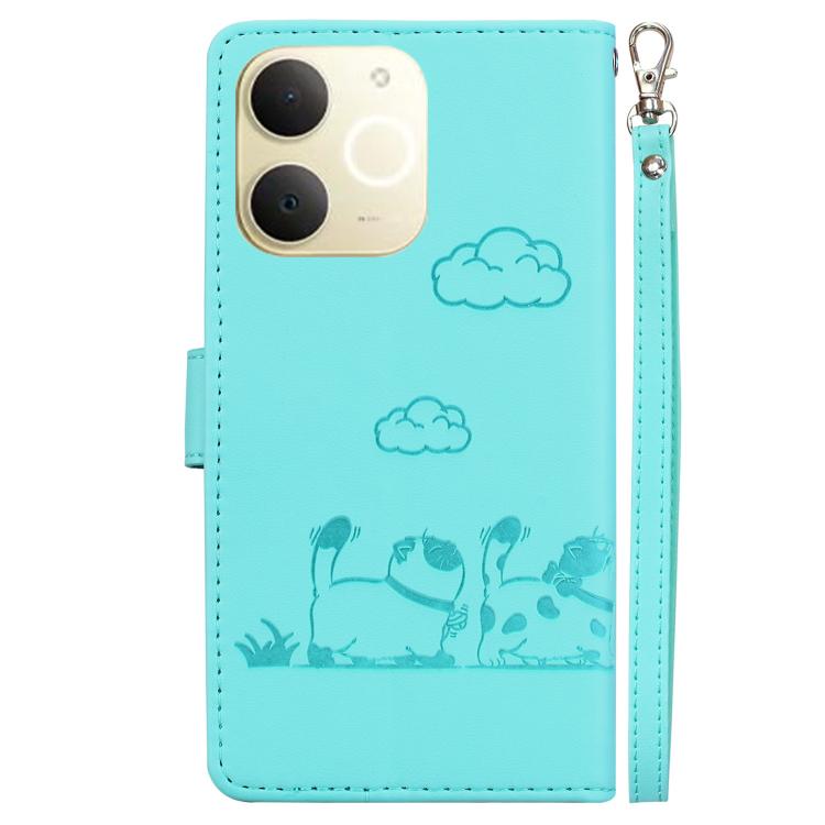 For Realme Narzo 80 Lite 4G / C71 India Cute Cats RFID Leather Phone Case